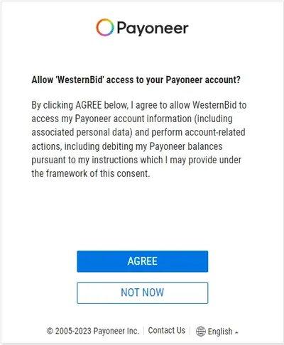 Как пополнить счет с помощью Payoneer